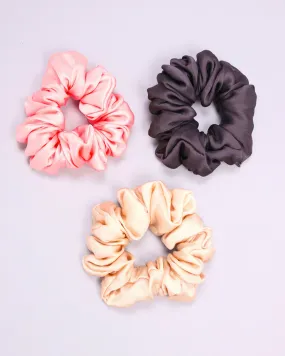 The Satin Story Scrunchie Set