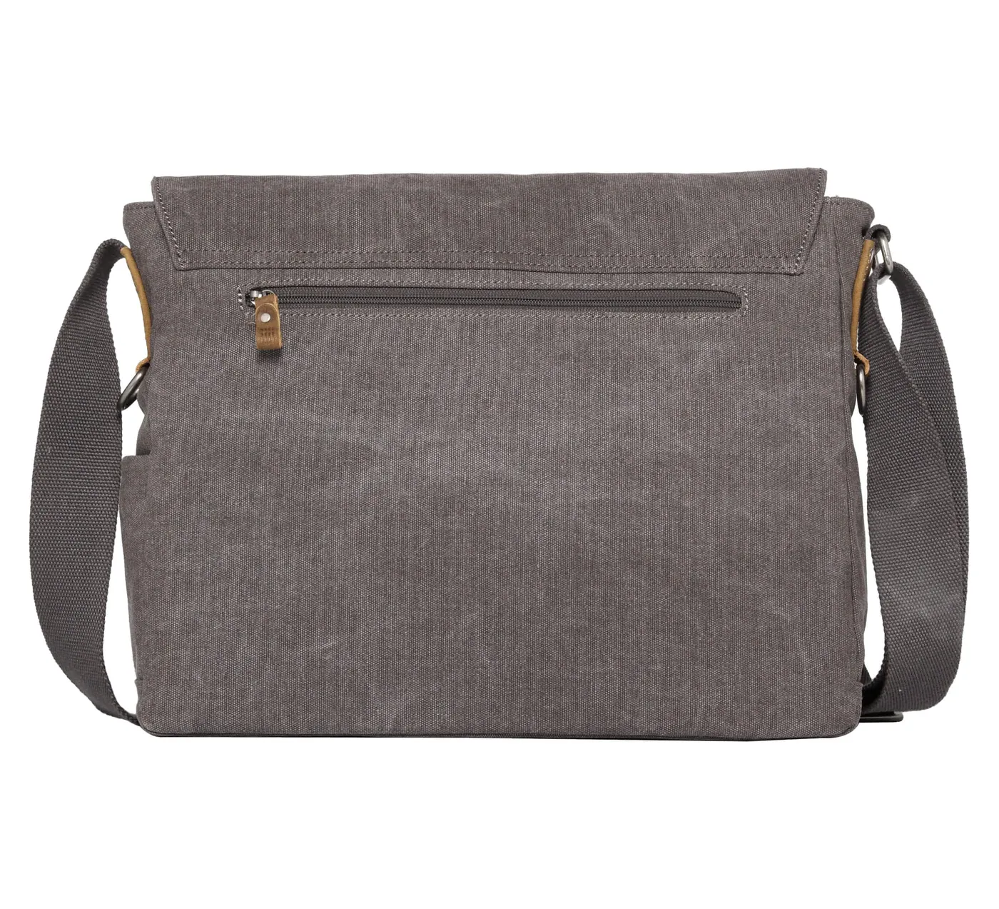 Troop London Classic Charcoal Canvas Flight Bag