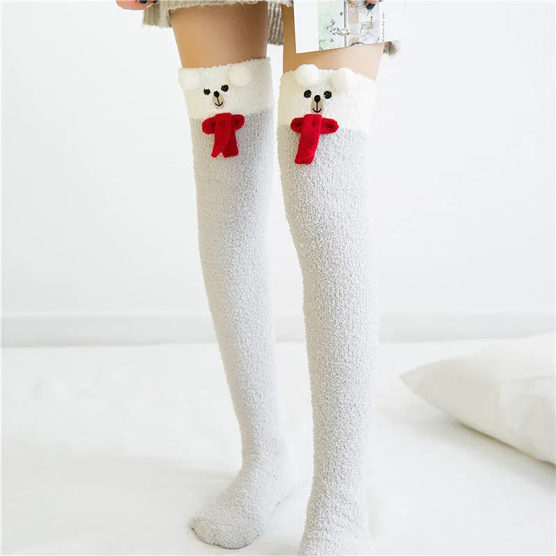 VenusFox Japanese Mori Girl Animal Cute Knee Socks