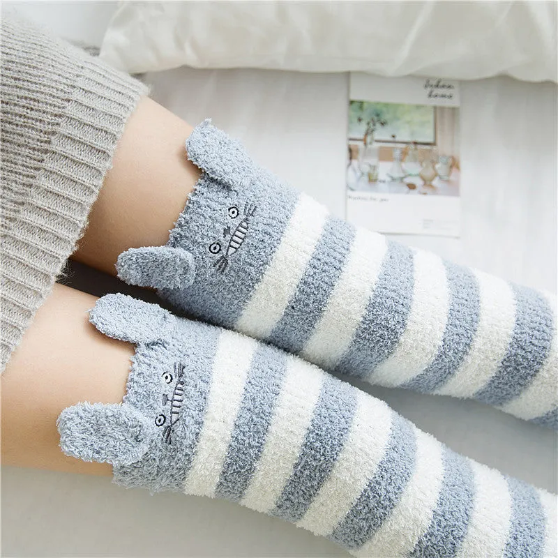 VenusFox Japanese Mori Girl Animal Cute Knee Socks