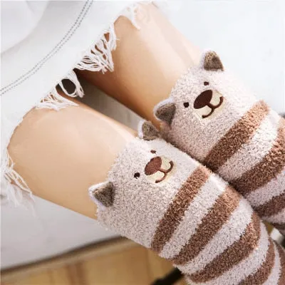 VenusFox Japanese Mori Girl Animal Cute Knee Socks