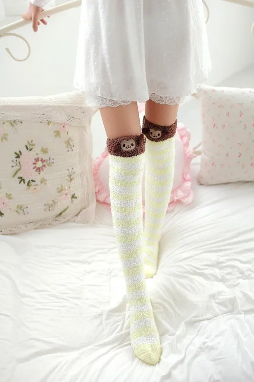 VenusFox Japanese Mori Girl Animal Cute Knee Socks