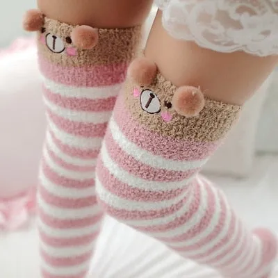 VenusFox Japanese Mori Girl Animal Cute Knee Socks