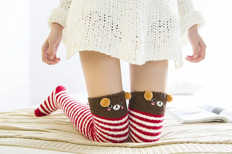 VenusFox Japanese Mori Girl Animal Cute Knee Socks