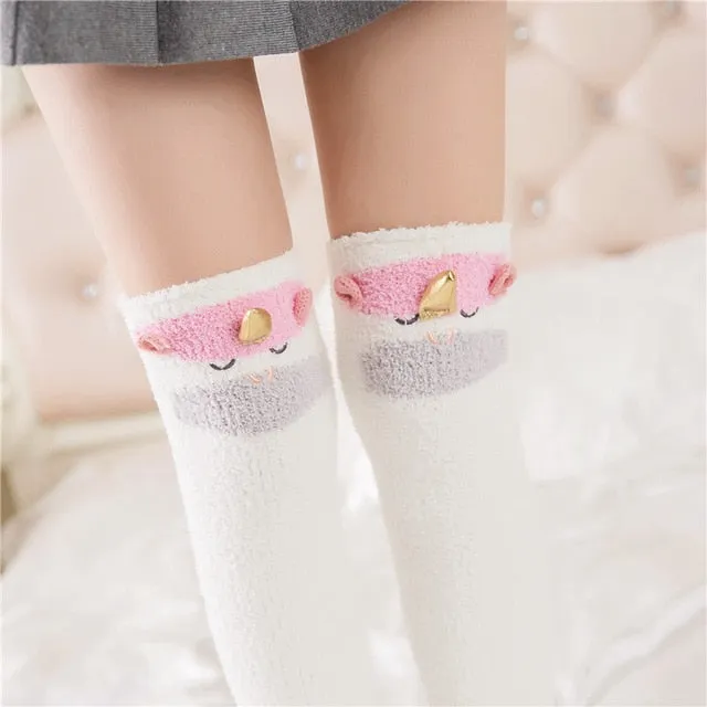 VenusFox Japanese Mori Girl Animal Cute Knee Socks