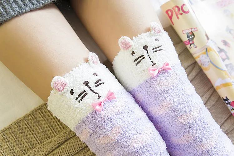 VenusFox Japanese Mori Girl Animal Cute Knee Socks