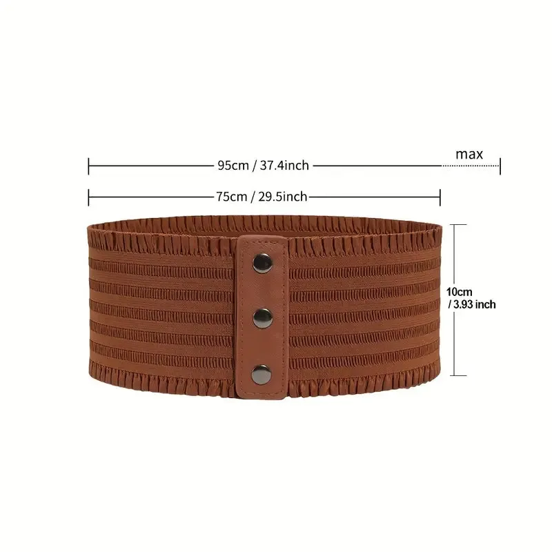 Women's Wide Belt Stretchy Dress Belts