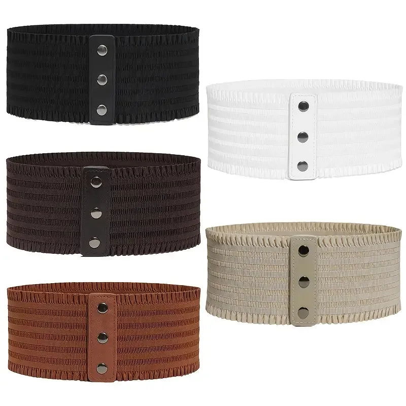 Women's Wide Belt Stretchy Dress Belts